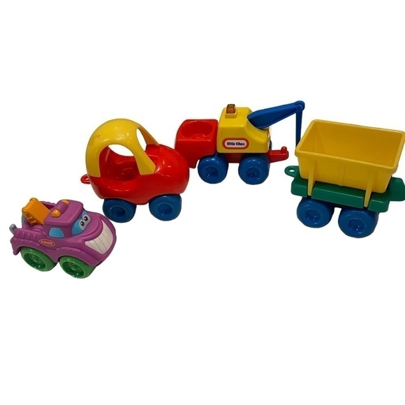 Tonka Hasbro Chuck & Friends Tow Truck Little Tikes Trucks & Cozy Coup Car - Picture 3 of 12